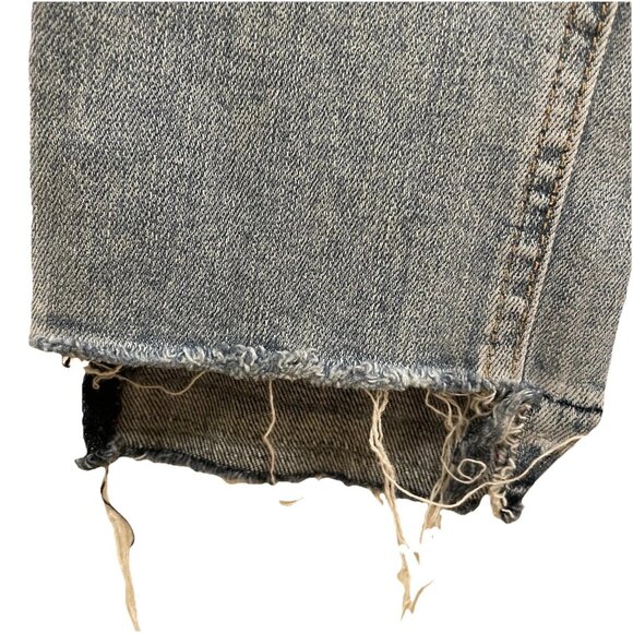 RAG & BONE Blue "Wiley"  Capri Raw Hem Skinny Jean Sz 2 - Picture 5 of 8